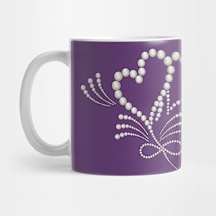 Pearl hearts Mug